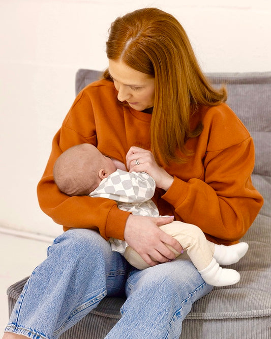 Oversized Дуксер За Доилки-Теракота