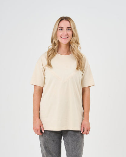 Oversized Маица За Доилки-Крем - Edesia