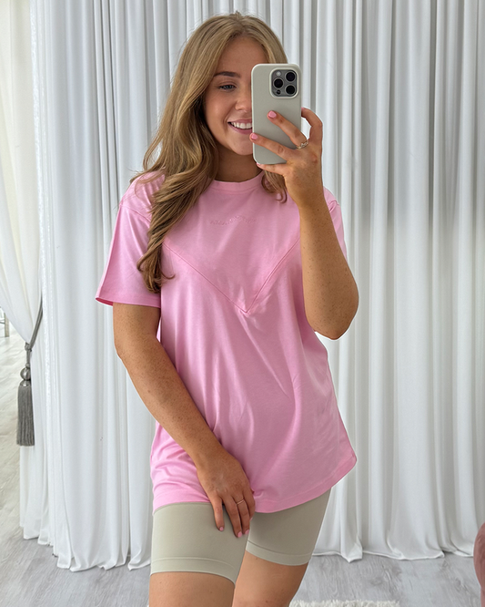 Oversized Маица За Доилки-Розева - Edesia